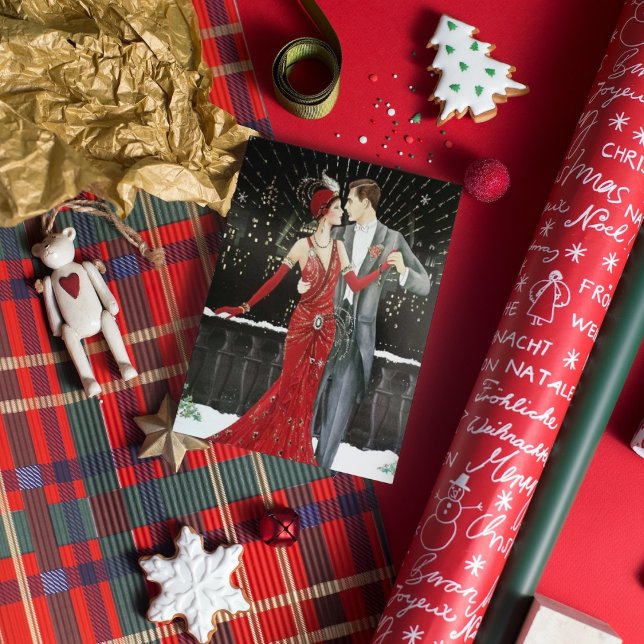 Lägg till meddelande om Cute Art deco-par (Skapare uppladdad)