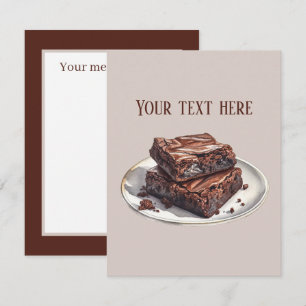 Lägg till meddelande om Cute Choklad brownie