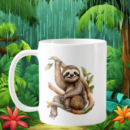 Lägg till monogram för älskare i kute slarv kaffemugg