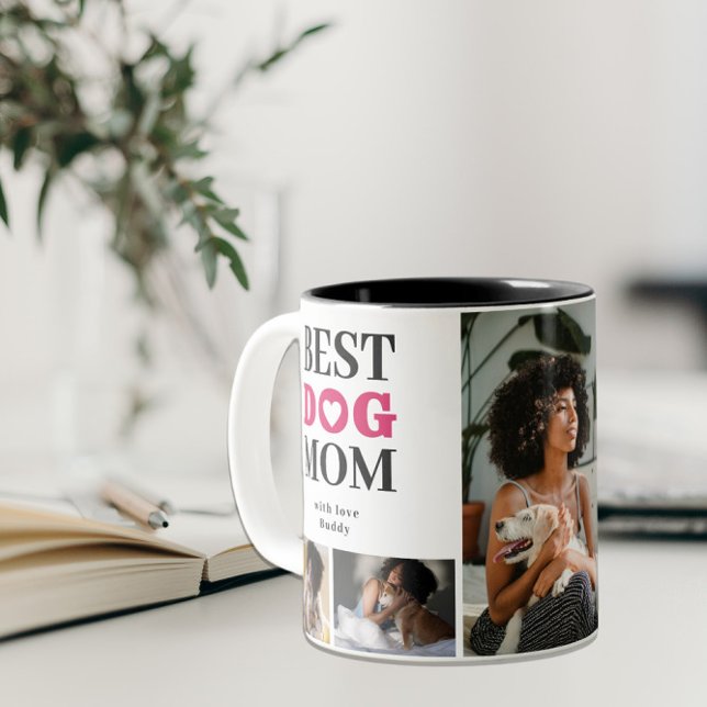 Lägg till Muggen för den bästa Mamma-definitionen  Två-Tonad Mugg (Skapare uppladdad)