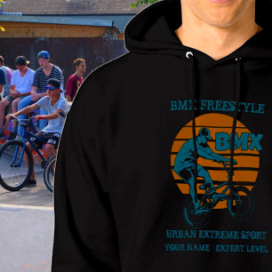 Lägg till Namn Ändra all text BMX Freestyle Extrem Hoodie