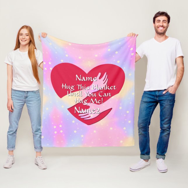 Lägg till Namn Ändra all text Hjärtknapp tills du Fleecefilt (På plats)