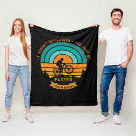 Lägg till Namn Ändra alla textberg Bike är inte lä Fleecefilt