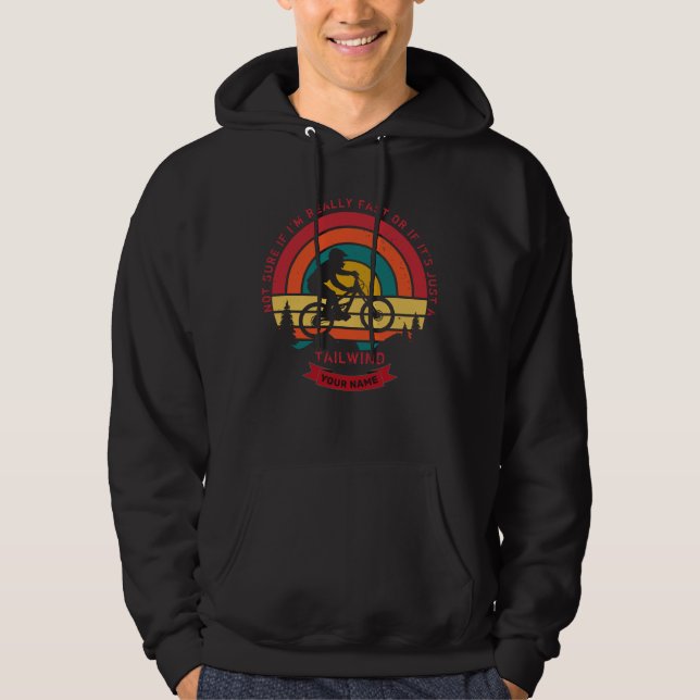 Lägg till Namn Ändra alla textbergarter, bike-blås Hoodie (Framsida)