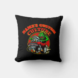 Lägg till NAMN Anpassningsbar Culture Hot rod Clas Kudde