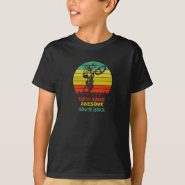 Lägg till Namn år BMX Bike Rider Fantastisk sedan T Shirt