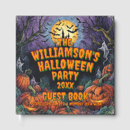 Lägg till Namn år Halloween fest Gästböcker