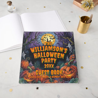 Lägg till Namn år Halloween fest Gästböcker