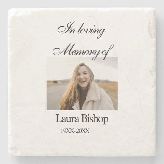 Lägg till namn år i minnet av begravningen stenunderlägg (Framsidan)