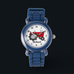 Lägg till namn armbandsur<br><div class="desc">design av originalartwork@delightful_doodles.com på www.SonyaDeHart.com</div>