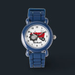 Lägg till namn armbandsur<br><div class="desc">design av originalartwork@delightful_doodles.com på www.SonyaDeHart.com</div>