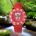 Lägg till namn armbandsur<br><div class="desc">design av www.etsy.com/Shop/TreasureBoxDigitals</div>