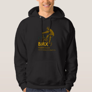 Lägg till Namn Byt text BMX Riders Klubb Urban Cit Hoodie