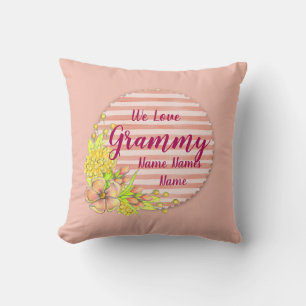 Lägg till Namn Change Grammy We Kärlek Grandmor Ro Kudde
