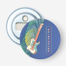 Lägg till Namn Coola Modern Teal & Blue Electric G