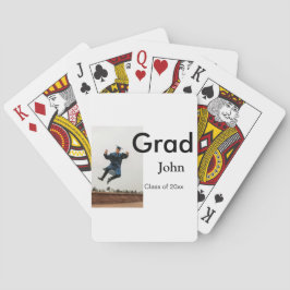 lägg till namn datumårstext QR studenten gratulera Casinokort