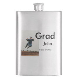 lägg till namn datumårstext QR studenten gratulera Fickplunta