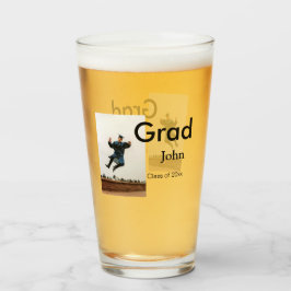 lägg till namn datumårstext QR studenten gratulera Glaskopp