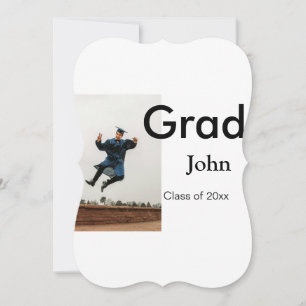lägg till namn datumårstext QR studenten gratulera Kort