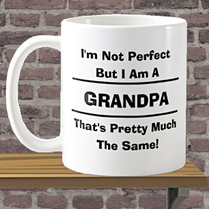 Lägg till Namn efternamn - jag är ingen Perfekt, m Kaffemugg