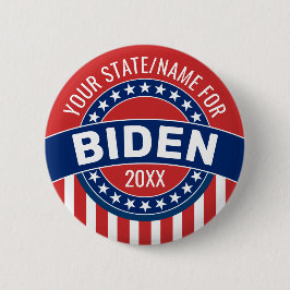 Lägg till Namn eller stat för att stödja Joe Biden Knapp