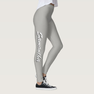 Lägg till namn eller text leggings