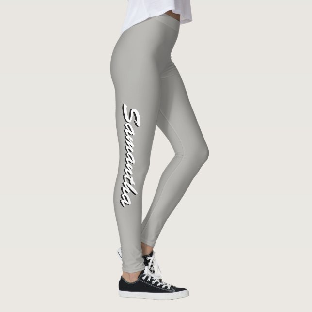 Lägg till namn eller text leggings (Höger)