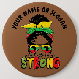 Lägg till Namn eller text, min historia är stark d Knapp