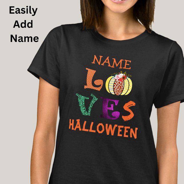 Lägg till Namn eller titel- och texttepumpkin KÄRL T Shirt (Skapare uppladdad)