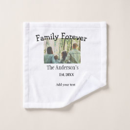 Lägg till namn-fotoårsjusterad vintage i familjen,