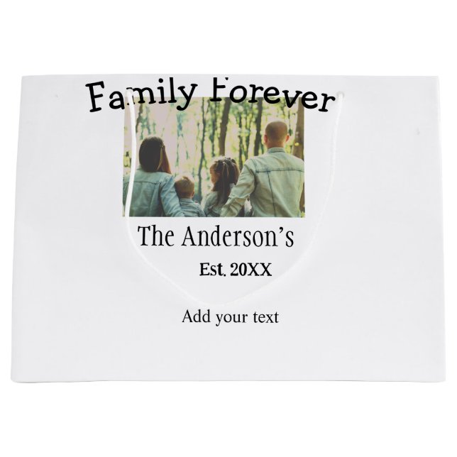 Lägg till namn-fotoårsjusterad vintage i familjen, (Framsidan)