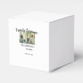 Lägg till namn-fotoårsjusterad vintage i familjen, presentaskar