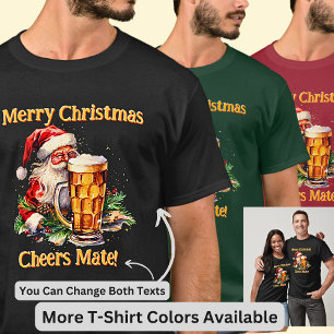 Lägg till Namn, God jul Cheers Mate! T Shirt