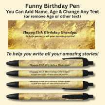 Lägg till Namn, Grattis på födelsedagen till skriv