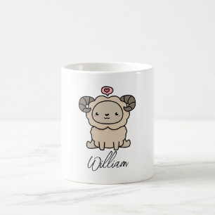 Lägg till Namn i får - Gift för får Älskare Kaffemugg