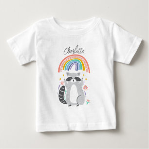 Lägg till Namn i Födelsedagsfesten Rasion och regn T Shirt
