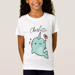 Lägg till Namn i Narwhal - Gift for Narwhal Älskar T Shirt