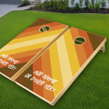 Lägg till Namn i Retro Rand och Warm Sunset Färg