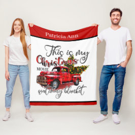 lägg till namn-julfilm och titta på fleecefilt