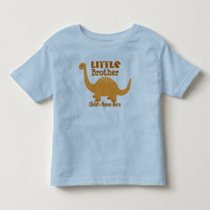 Lägg till Namn Little Brother Dinosaur-utskrift Tröja