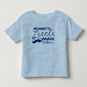 Lägg till Namn Mamma Little Man Tee Shirt