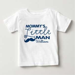Lägg till Namn Mamma Little Man Tee Shirt