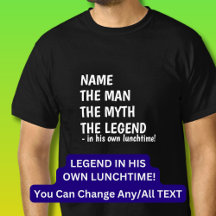 Lägg till Namn MAN MYTH LEGEND i egen tid!