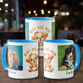 Lägg till Namn-meddelande Anpassat Hund, tema Mugg