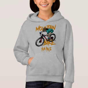 Lägg till Namn Mountain Bike Racer Rider  T Shirt