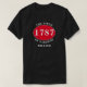 Lägg till Namn och år Födelsedag T-Shirt (Design framsida)
