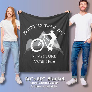 Lägg till Namn Redigera ALLA textbergsbanor Bike G Fleecefilt