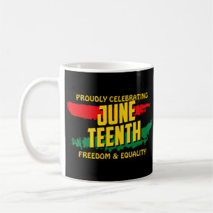 Lägg till Namn Redigera text som firar Junettonde Kaffemugg