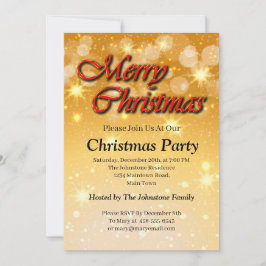 Lägg till Namn Redigera textmatchande jul Inbjudningar