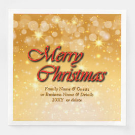 Lägg till Namn Redigera textmatchande jul Pappersservett